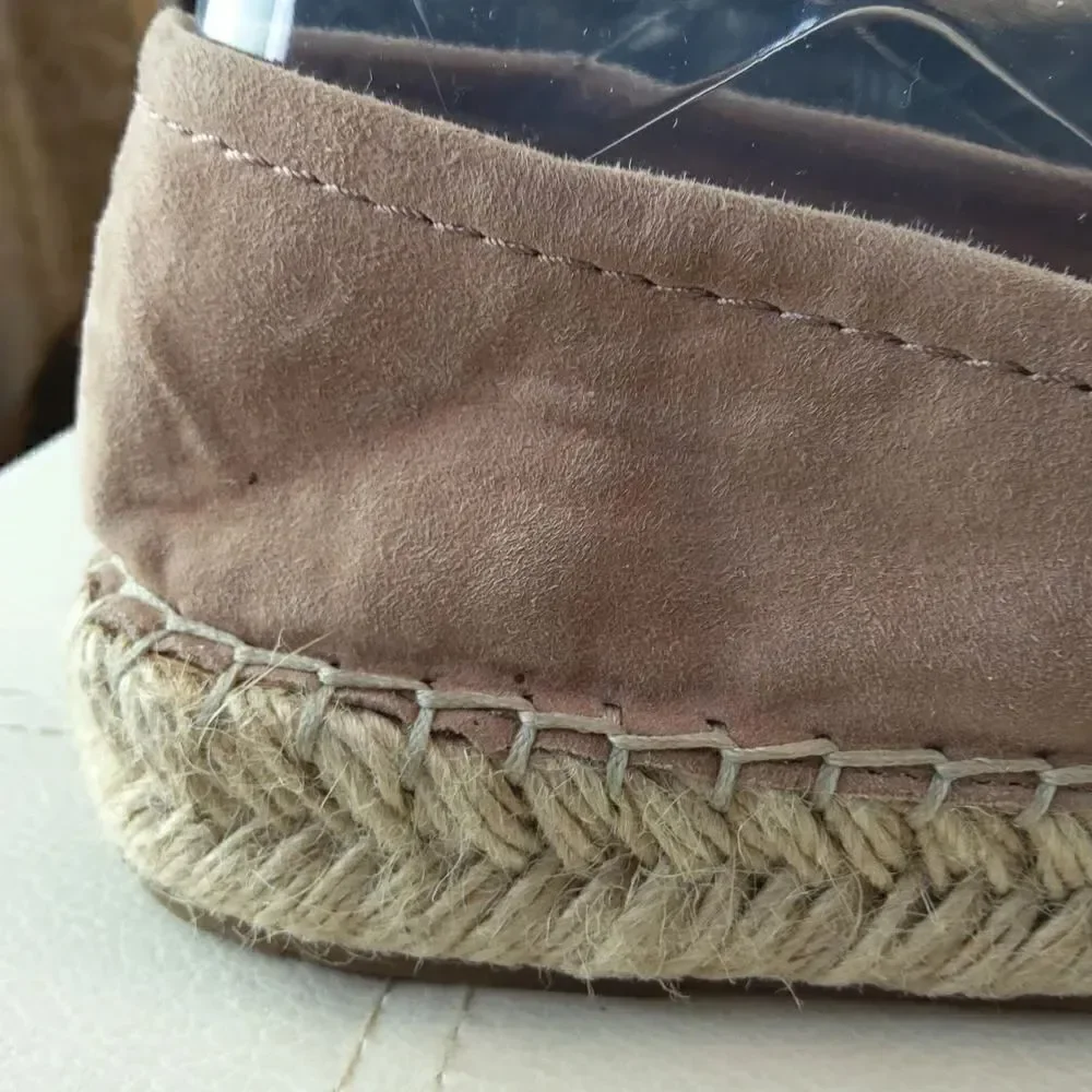 Crown Vintage pinkish/taupe Hermosa espadrilles